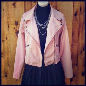Pink Moto Jacket